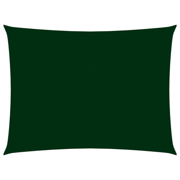 Berkfield Sunshade Sail Oxford Fabric Rectangular 2x4.5 m Dark Green