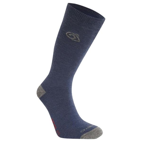 Craghoppers Unisex Adult Wool Blend Insect Repellent Boot Socks - Blue Navy - 