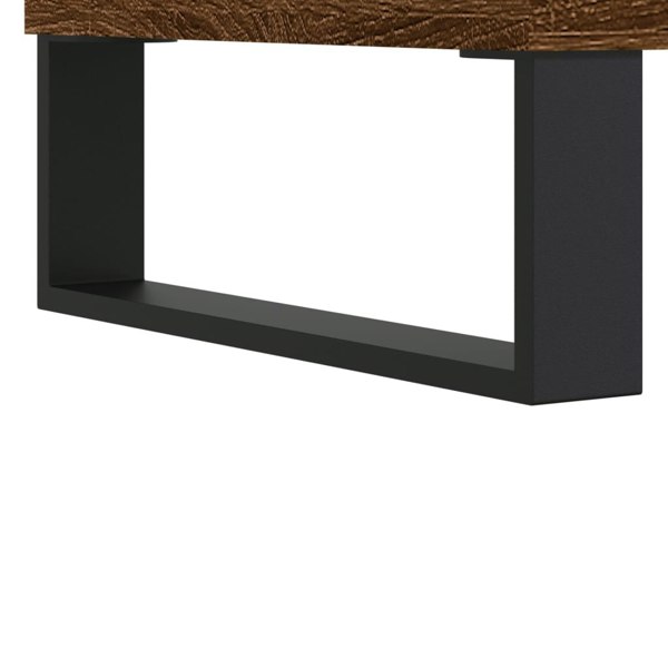 Berkfield Bedside Cabinets 2 pcs Brown Oak 40x30x50 cm Engineered Wood