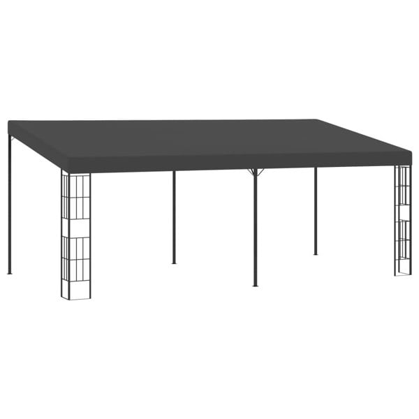 Berkfield Wall-mounted Gazebo 3x6 m Anthracite Fabric