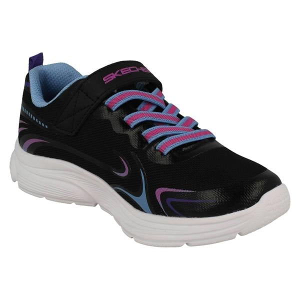Skechers Girls Skechers Lightweight Machine Washable Trainers Eureka Shine 303520