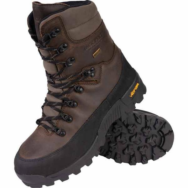 Jack Pyke Hunters boots with Vibram sole for grip on muddy farmland