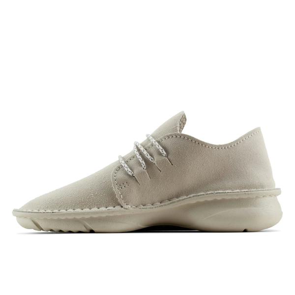 Clarks Mens Origin Leather Shoes - White - 