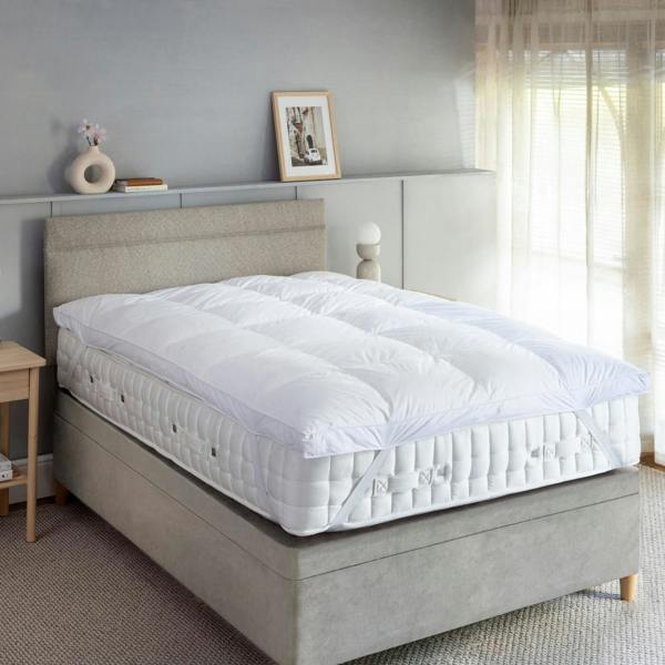 Soak&Sleep Goose Down Dual Chamber Mattress Topper