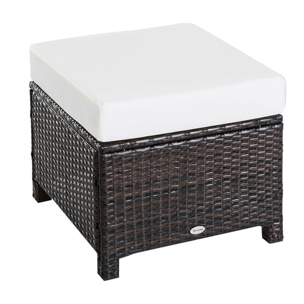 Rattan Ottoman