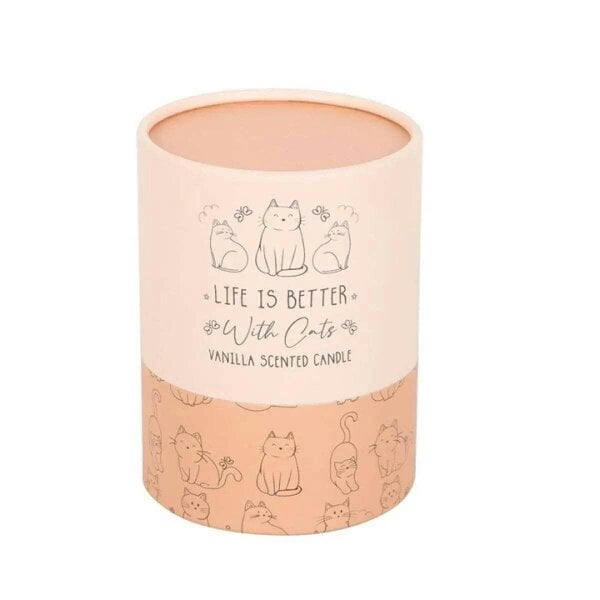 Bobobiy Life Is Better With Cats Vanilla Candle