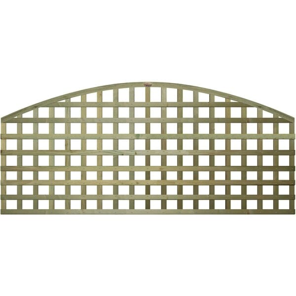 Premier Garden Supplies Privacy Arch Top Fence Panel Topper 6ft x 1-5ft Garden Trellis Arched Lattice Panels for Fencing, Pergola, Balcony & Patio - Wood - 3, 4 or 5 - 3 Pack Height: 2ft x Width: 6ft (182.8cm) x 3 Pack