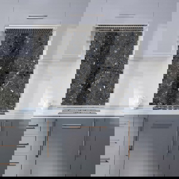 Warren Reed - Designer Dark Grey Quartz Effect Kitchen Splashback