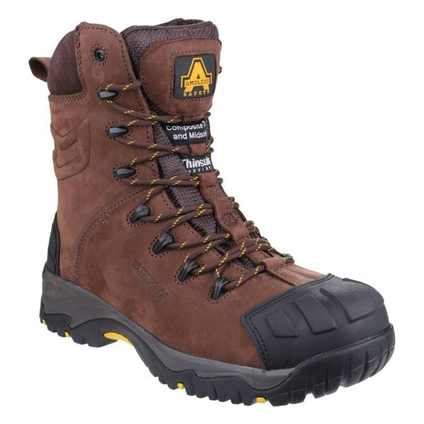 Amblers Safety AS995 Pillar Hi-leg Men's Safety Boots in Brown