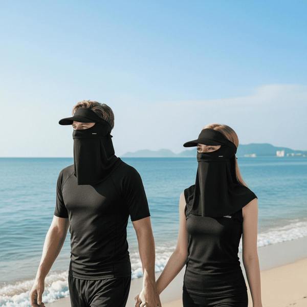 Anniou Sun Protection Visor Neck Gaiter