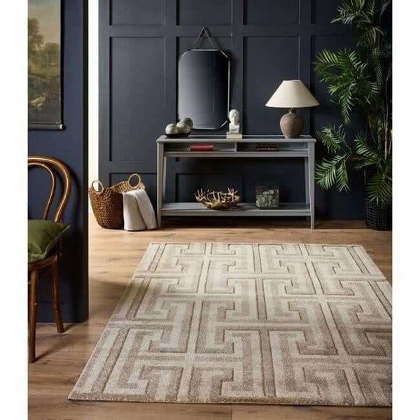 The Rugs Elegant Greek Key Geometric Rug | Durable & Stylish