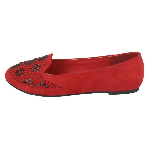 Spot On Girls Spot On Flat Slipper Cut Ballerinas H2441