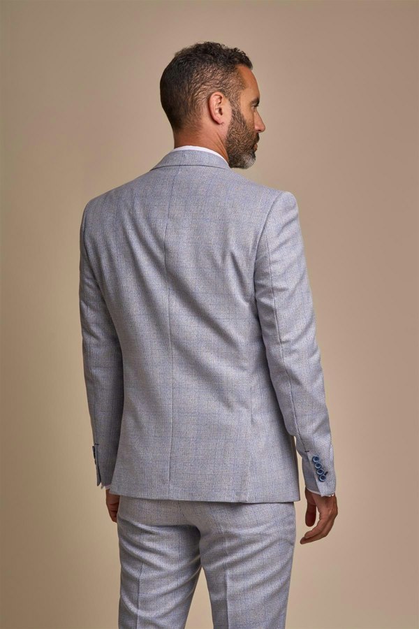 Caridi Sky Three Piece Suit Back