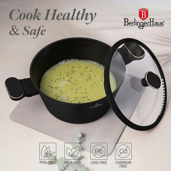 Berlinger Haus Black Rose BH8363 – 15 Piece Cookware Set