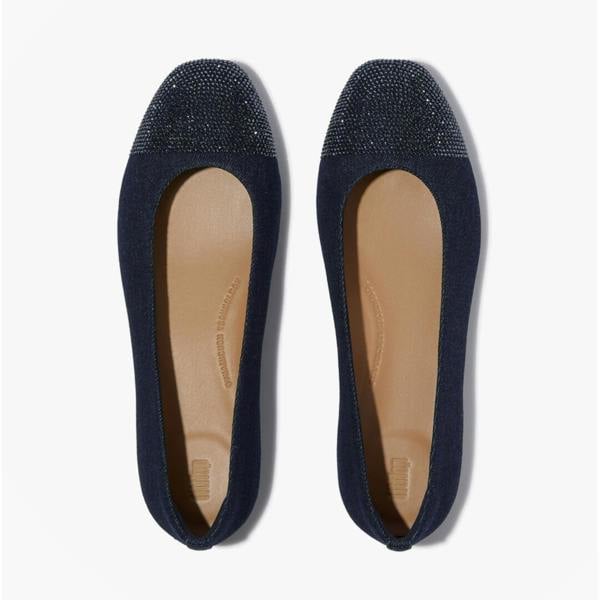 FitFlop FitFlop DELICATO CRYSTAL Womens Mary Jane Dark Denim