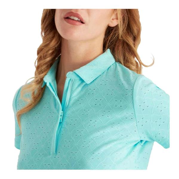 Calvin Klein Womens/Ladies Golf Polo Shirt - Aqua - 