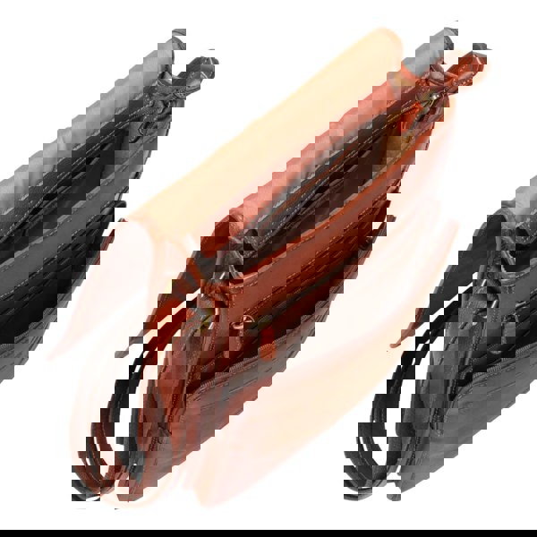 Infinity Leather Ranger - Genuine Leather Crossbody Messenger Bag