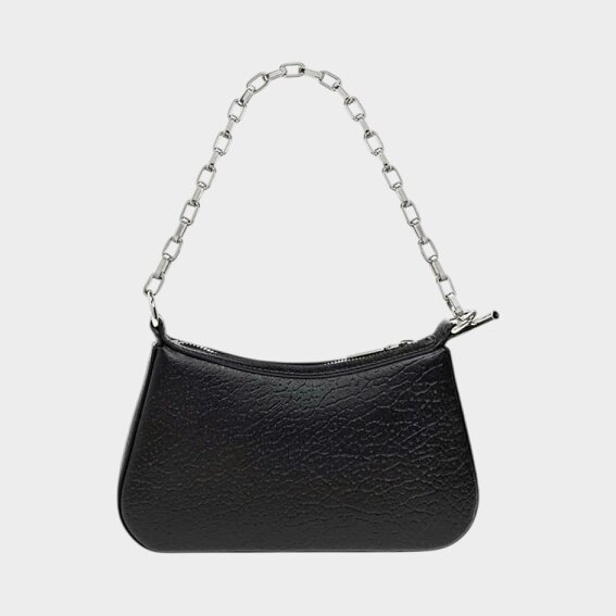 Alexander McQueen Mini T-Bar Shoulder Bag Black