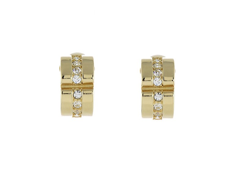 Cachet London Matice Gold Clip On Earrings