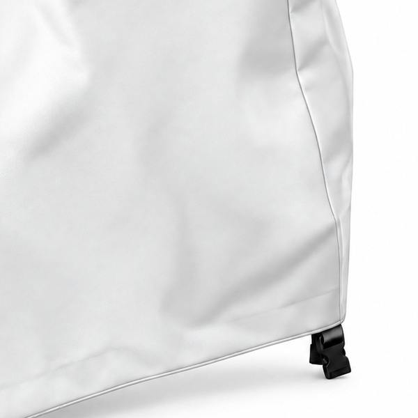 HTD Caravan Hitch Cover White HTD Faux Leather Tow Hitch Protector