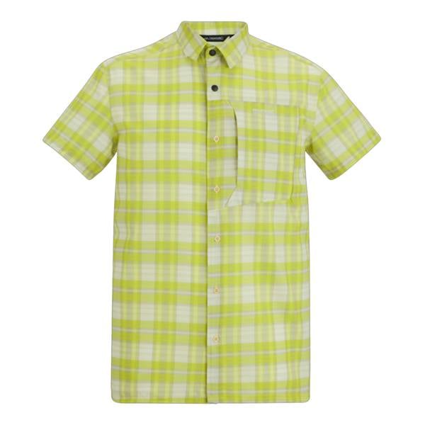 Regatta Mens Checked Insect Repellent Short-Sleeved Travel Shirt - Dark Tang