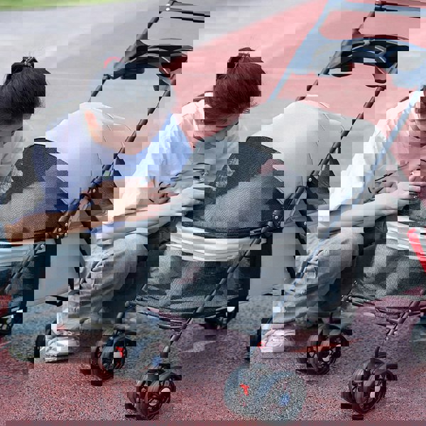 Havendro 4-Wheel Portable Pet Stroller with Breathable Mesh puppy stroller cat stroller