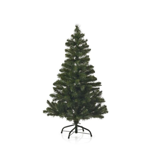 Shatchi 4ft Green Artificial Christmas Tree with 230 Tips and Clear Fairy Lights