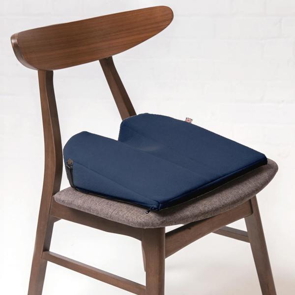 Car seat sitting wedge cushion office posture corrector with coccyx cut out 11° Degree Wedge Coccyx Cut Out - Putnams