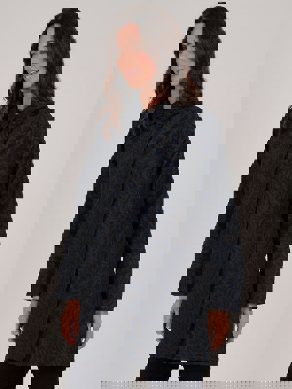 TIGI-Wear Linear Leaf Print Mac