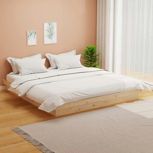 Berkfield Bed Frame Solid Wood Pine 160x200 cm