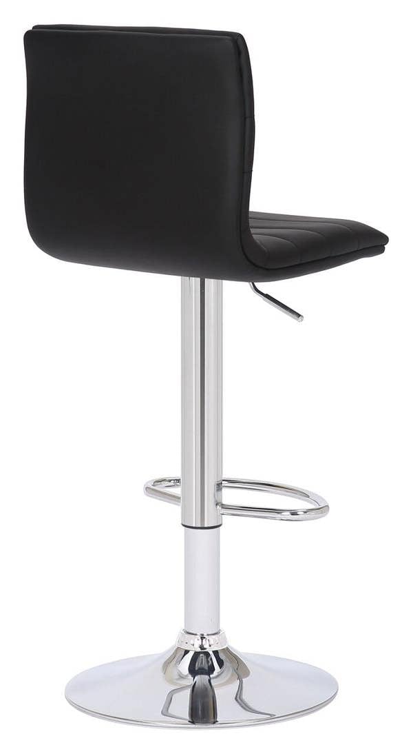 Lamboro Aldo Swivel Kitchen Barstool with Adjustable Height and Chrome Base