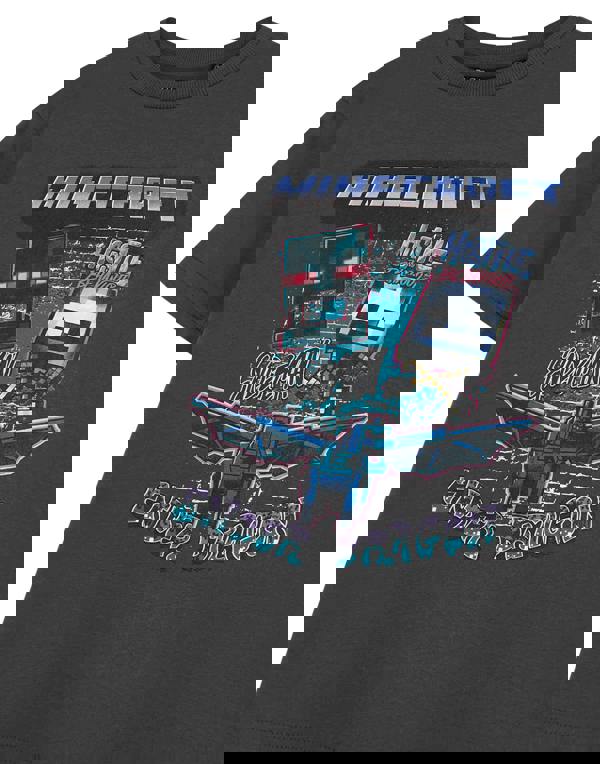 Minecraft Boys Grey Ender Dragon Short Sleeved T-Shirt