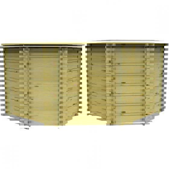 8ft 945 Gallon Octagonal Wooden Koi Pond, 44mm thick, 1099mm high, 4297 litres