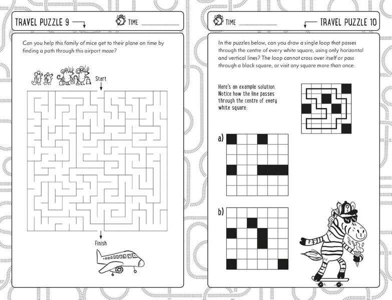 Travel Puzzles for Clever Kids by Dr Gareth Moore: More than 100 Puzzles to Exercise Your Mind