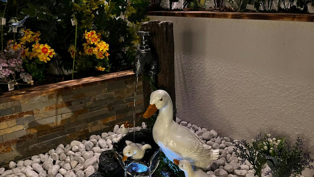 Tranquillity Water Features Duck Family Animal Fountain Water Feature