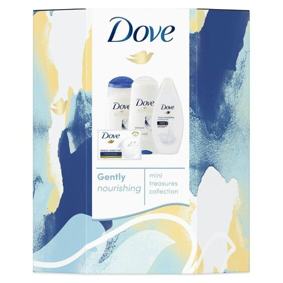 Dove Gently Nourishing Mini Treasures Collection 4 Piece Gift Set for Her