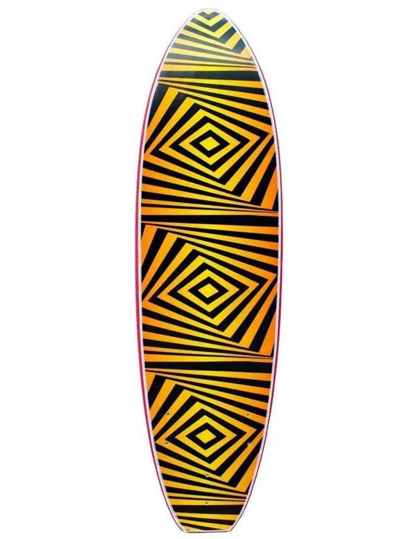 Surfworx Hellcat Mini Mal soft surfboard 6ft 0 - Red