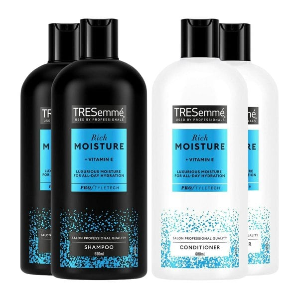 TRESemmé Shampoo & Conditioner Set 680ml w/ Vitamins B, C & E for All Hair Types