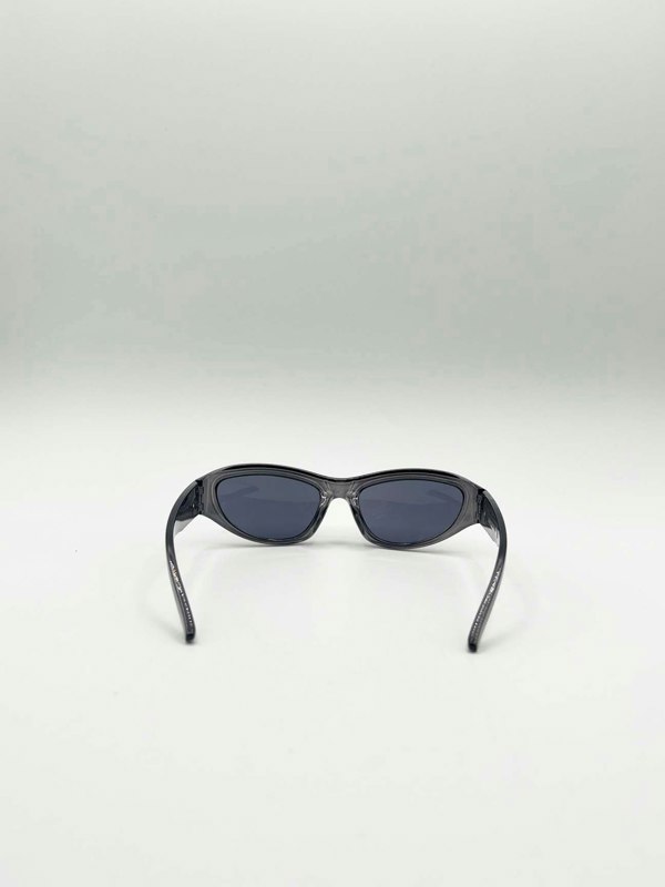 SVNX Star Racer Sunglasses in Dark Grey