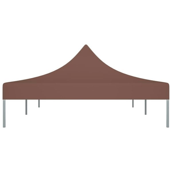 Berkfield Party Tent Roof 6x3 m Brown 270 g/m2