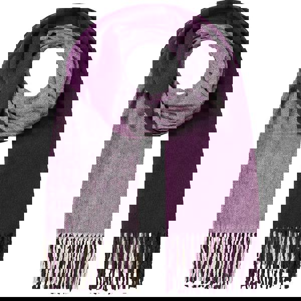 Lazy Jacks Colour Block Oversized Blanket Scarf - Mauve