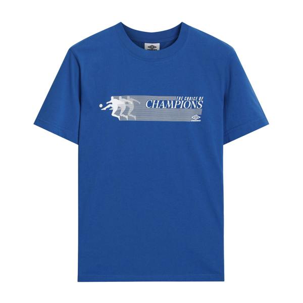 Umbro Mens Champions T-Shirt - Classic Blue - 