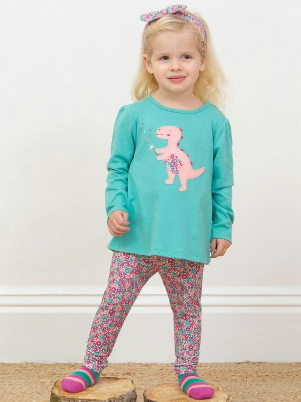 Kite Girls Organic Dino Magic Tunic