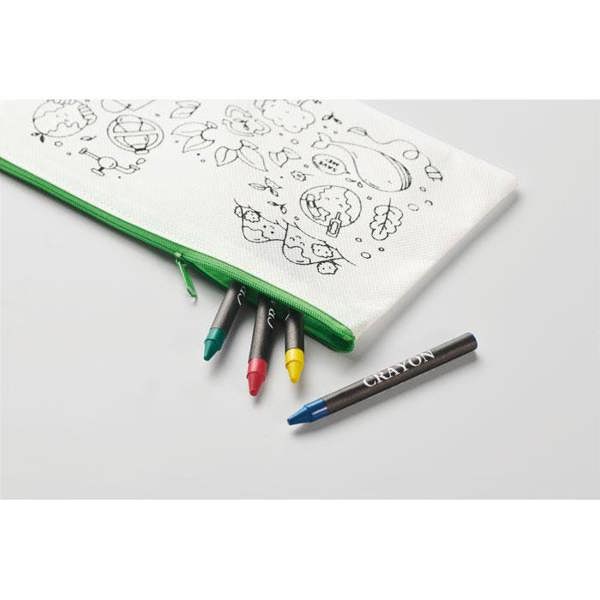 MidOcean Cray Pencil Case Set - Lime - 
