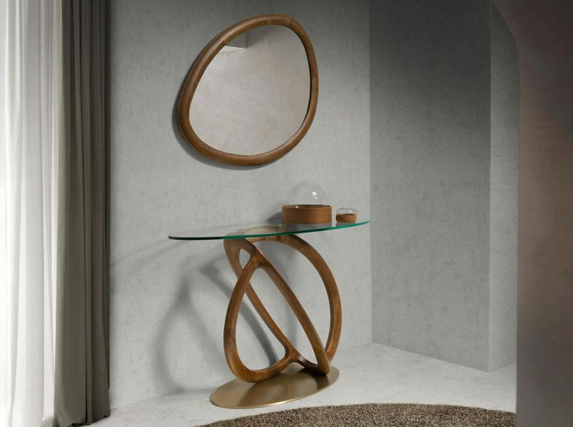 Angel Cerdá Organic Walnut Wall Mirror 3245