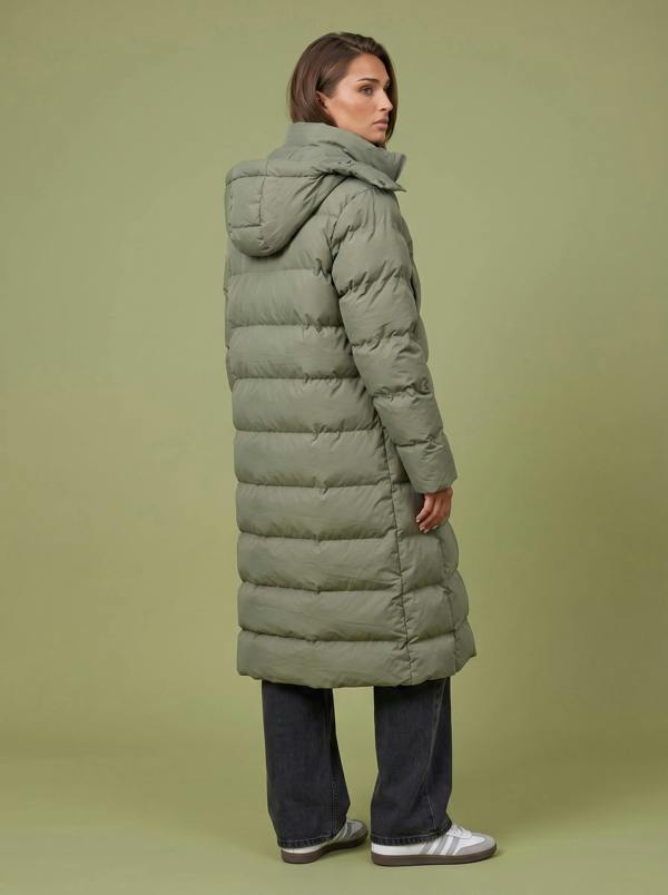 Urban Bliss Seamless Puffer Jacket Khaki