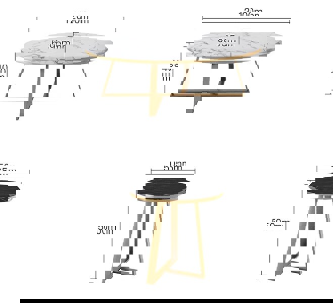 Reims Nesting Coffee Table Set-Weilai Concept-Weilai Concept