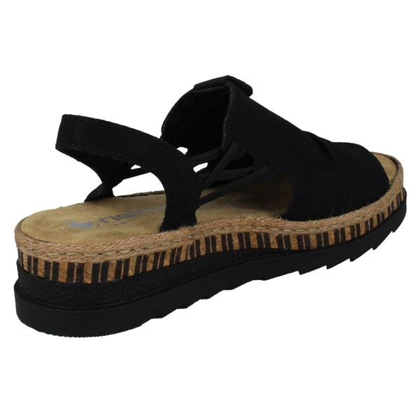 Rieker Ladies Rieker Slingback Wedge Sandals V7972