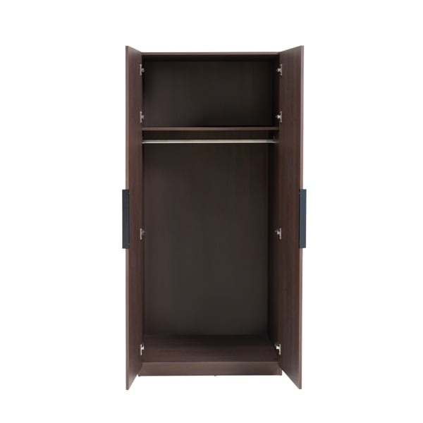Luna 2 Door Wardrobe - Espresso