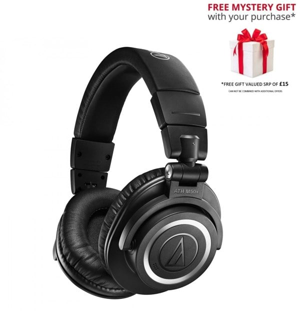 Audio Technica Audio-Technica ATH-M50xBT2 Bluetooth Headphones - Free Gift RRP £15!